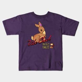 Failed The Vibe Check Bunny Rabbit Kids T-Shirt